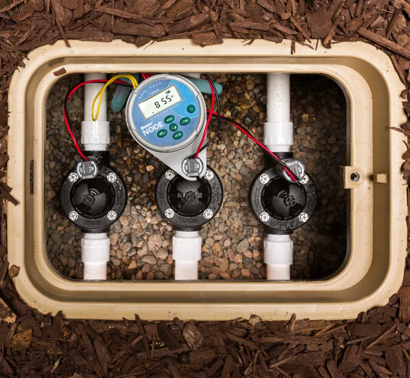 Hunter NODE-100-VALVE-B Single-Station Battery Controller (Valve Box Package)