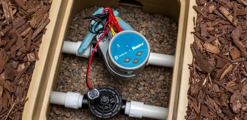 Hunter NODE-BT-400 4-Station Bluetooth Battery Irrigation Controller