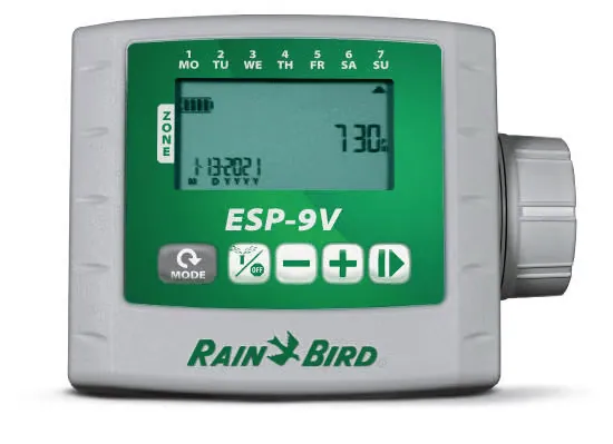 Rain Bird ESP-9V ESP9V1 1-Zone Battery Irrigation Controller