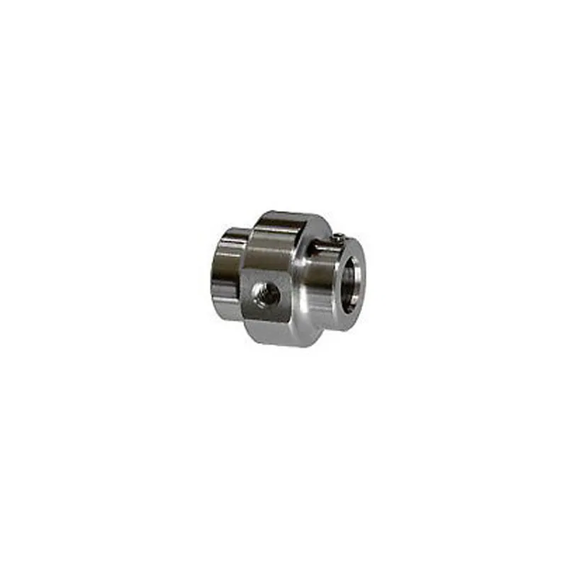 Coupling for stainless steel pipes 2 nozzles 12 mm