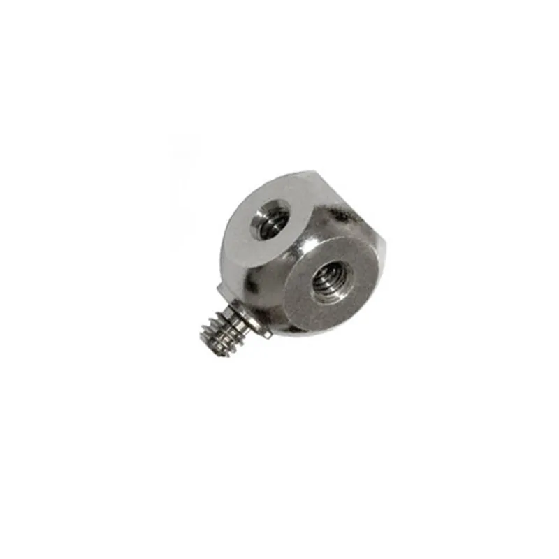 Connection with adjustable angle up to 45 degrees on 1 nozzle ext. 10/24 int. 10/24