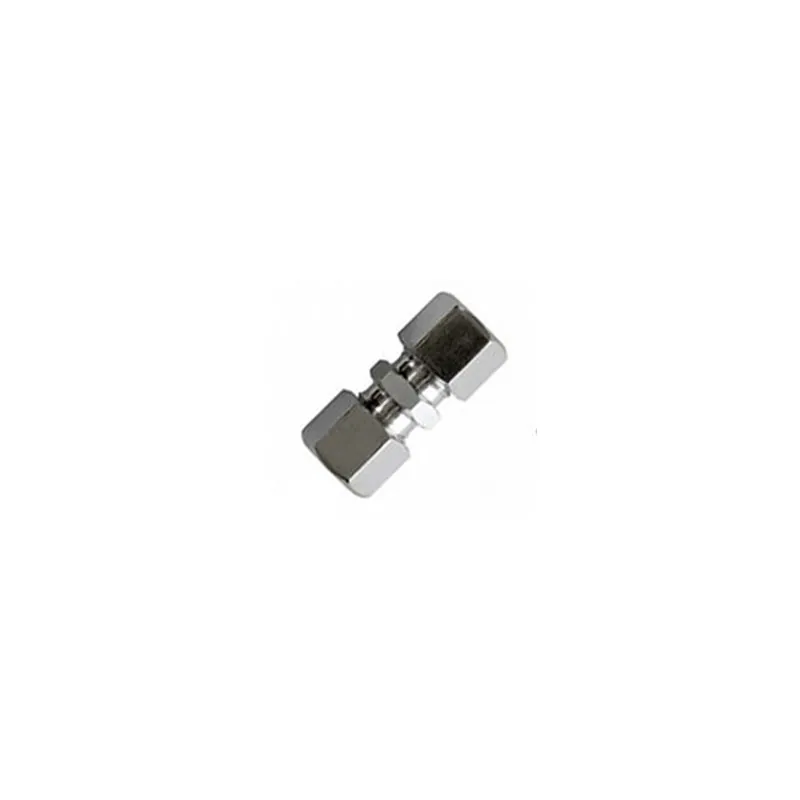 Coupling for stainless steel pipes 12 mm x 12 mm