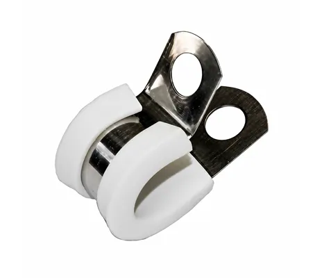 Stainless steel pipe clamp for 5mm pipes with gasket