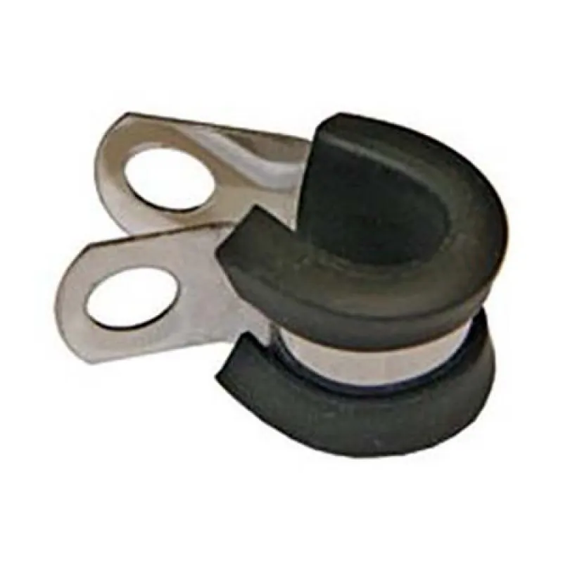 Tecnocooling clamp 3/8″ with rubber insert black