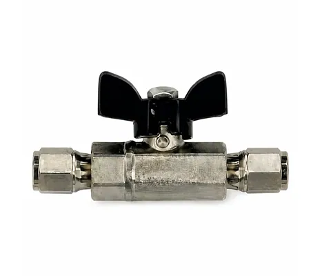 Ball valve, 78 atm (1150 psi), 3/8