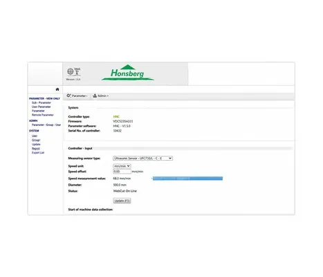 Honsberg Webcut Software