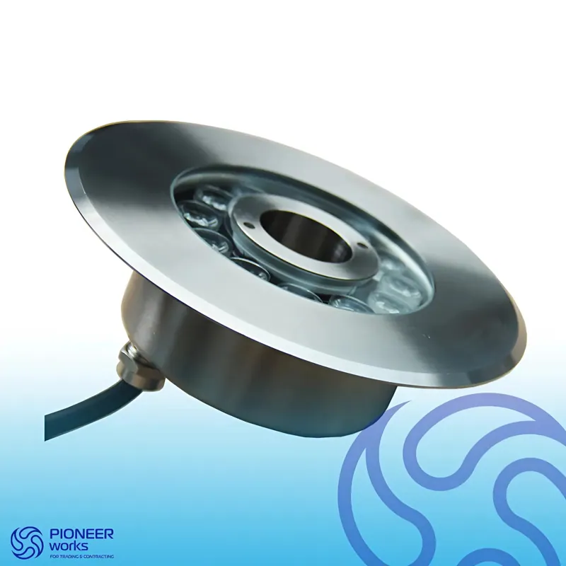 9W LED Colorful Fountain Spotlight with Remote